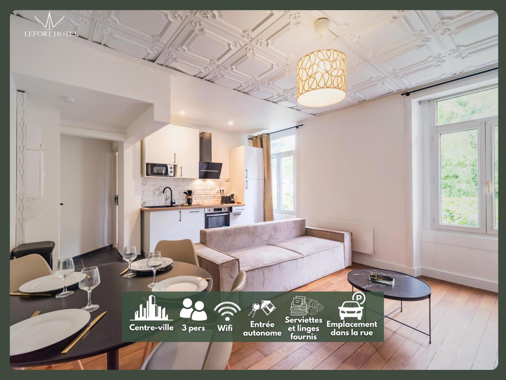 Lefort - Le Cocon Harmonieux Apartamento Guingamp
